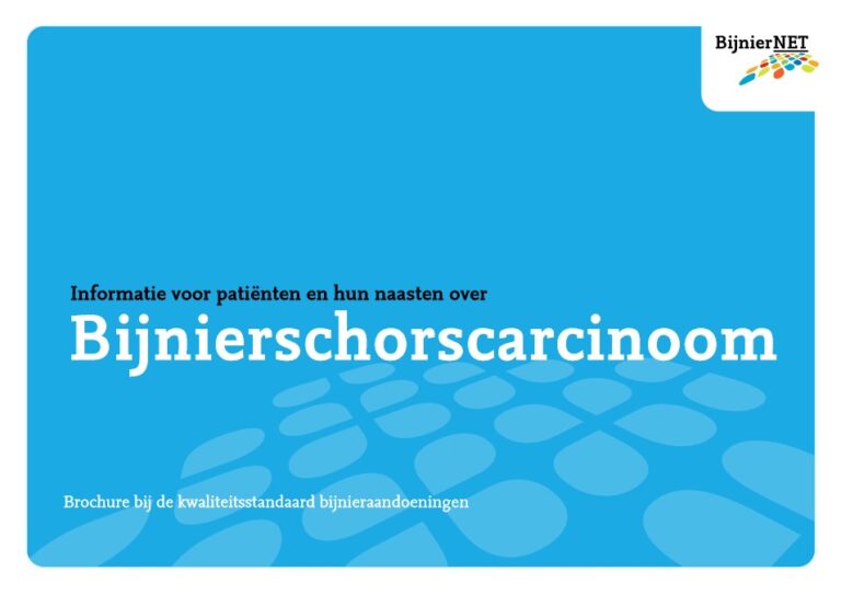 Bijniercarcinoom – drie nieuwe informatiebrochures zijn gepubliceerd